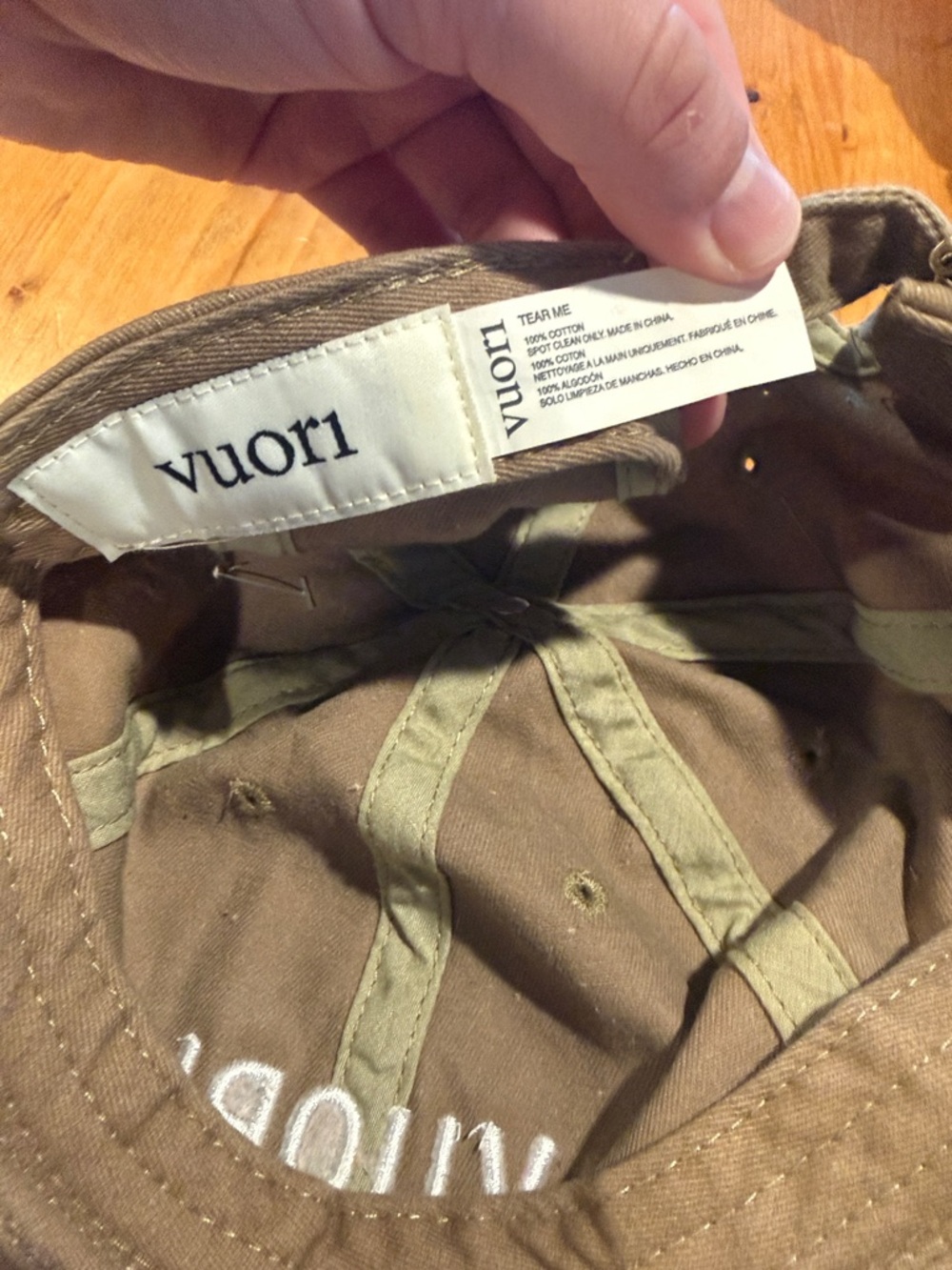 Vuori Ball Cap in Camel - Picture 3 of 5